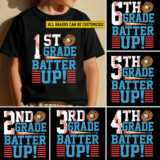 Cool Baseball Kids T-shirt, Game On Grade Can Be Changed, Back To School Gift For Baseball Lovers, Baseball Tees
