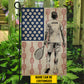 Personalized July 4th Tennis Boy Garden Flag & House Flag, Tennis Triumph, Independence Day Yard Flag Gift For Tennis Lovers, Tennis Players