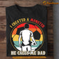 Funny Soccer Boy T-shirt, Created A Monster Calls Me Dad, Gift For Soccer Man Lovers, Soccer Players