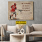 Personalized Motivational Lacrosse Boy Canvas Painting, Be Strong Brave Humble Badass, Sports Quotes Wall Art Decor, Poster Gift For Lacrosse Lovers, Lacrosse Boys