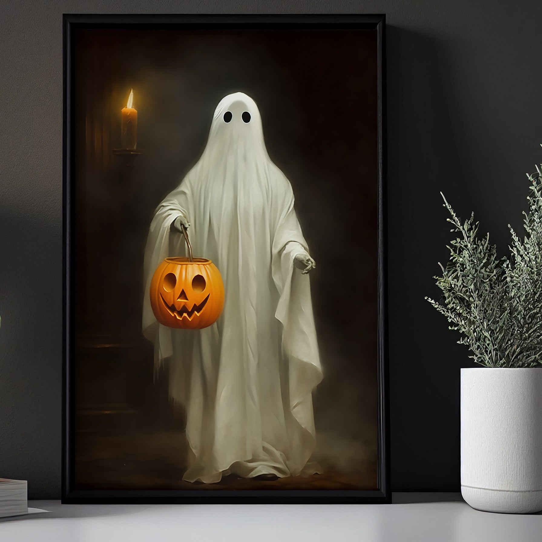 👻HOW TO DRAW A GHOST (HALLOWEEN) 👻 - HALLOWEEN DRAWINGS 