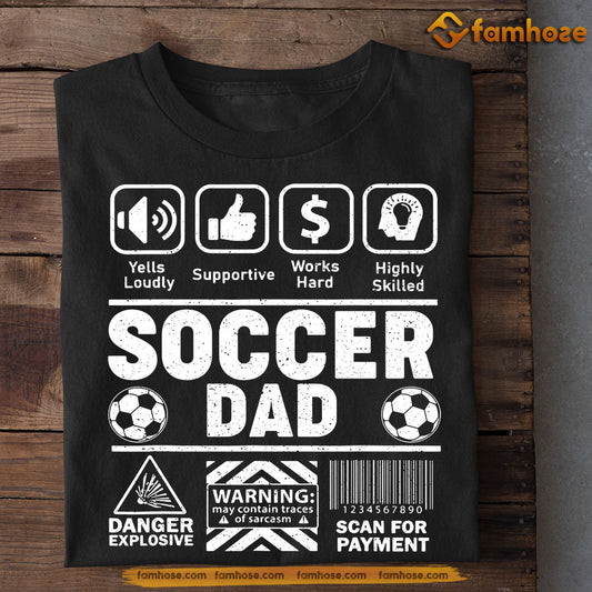 Soccer T-shirt, Soccer Dad Scan For Payment, Gift For Soccer Lovers, Soccer Players
