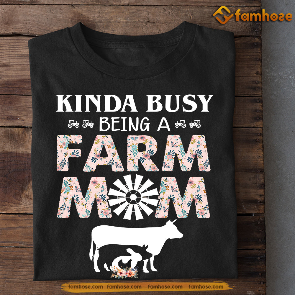 Mother's Day Farm T-shirt, Being A Farm Mom, Gift For Farmer Lovers, Farmer Tees