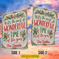 Personalized Christmas Family Garden & House Flag, It’s The Most Wonderful Time Of The Year Yard Flag, Xmas Gift