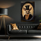 Mr. Bat In Suit Vampire, Victorian Bat Canvas Painting, Gothic Wall Art Decor - Bat Poster Gift