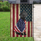 Dog American Flag, Labrador Dog With A USA Flag July 4th Gift For Dog Lovers, Dog Owners