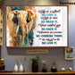 Elephant Poster/Canvas, Life Is Short So Live It Live Is Rare So Grab It, Elephant Canvas Wall Art, Poster Gift For Elephant Lovers