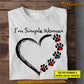 Personalized Dog T-shirt, I'm A Simple Woman, Mother's Day Gift For Dog Lovers, Dog Tees, Dog Owners