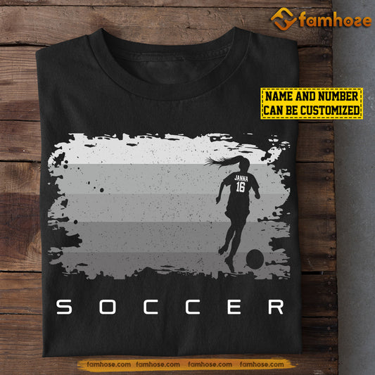 Personalized Soccer T-shirt, My Favorite Sport, Gift For Soccer Lovers, Soccer Girls