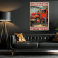 Once Upon A Time There Was A Boy, Motivational Trucker Canvas Painting, 18 Wheeler Quotes Wall Art Decor, Poster Gift For Truck Drivers