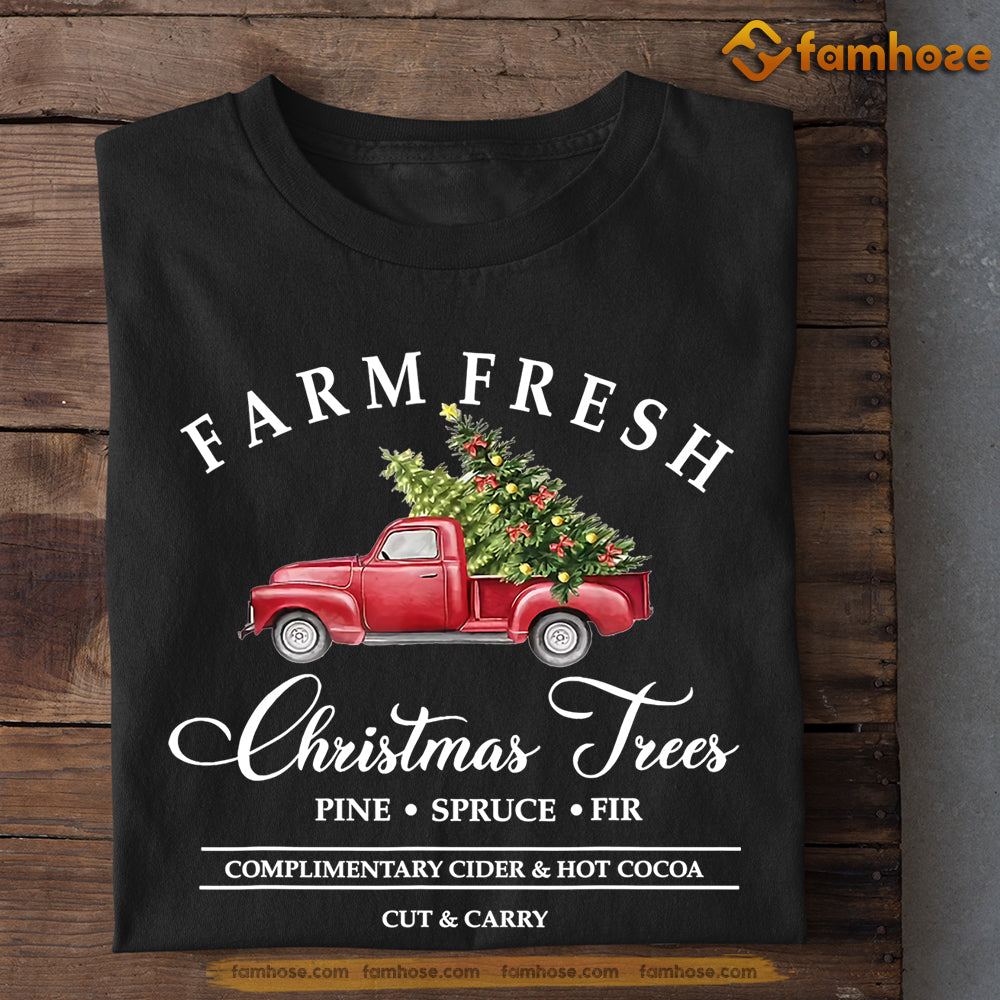 Farm T-shirt, Farm Fresh Christmas Trees, Gift For Farmers, Farmer Garden