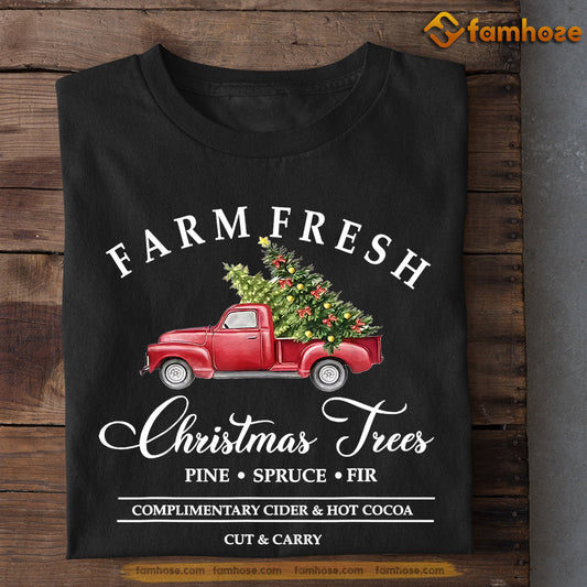 Farm T-shirt, Farm Fresh Christmas Trees, Gift For Farmers, Farmer Garden