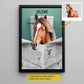 Funny Personalized Horse Bathroom Canvas Painting, Horse Read News Toilet Wall Art Decor, Restroom Poster Gift For Horse And Book Lovers