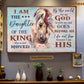 Horse Poster & Canvas, I Am The Daughter Of The King Who Is Not Moved, Poster Gift For Horse Lovers