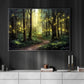 Fireflies In The Enchanted Forest Canvas Painting, Mystery Wall Art Decor - Magic Forest Poster Gift