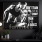 Don't Train To Be Skinny Train To Be A Badass, Motivational Wall Art Decor, Inspirational Sports Canvas Painting, Poster Gift For Gym Lovers