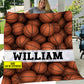 Personalized Basketball Blanket, Here Is My Favorite Fleece Blanket - Sherpa Blanket Gift For Basketball Lovers, Basketball Players