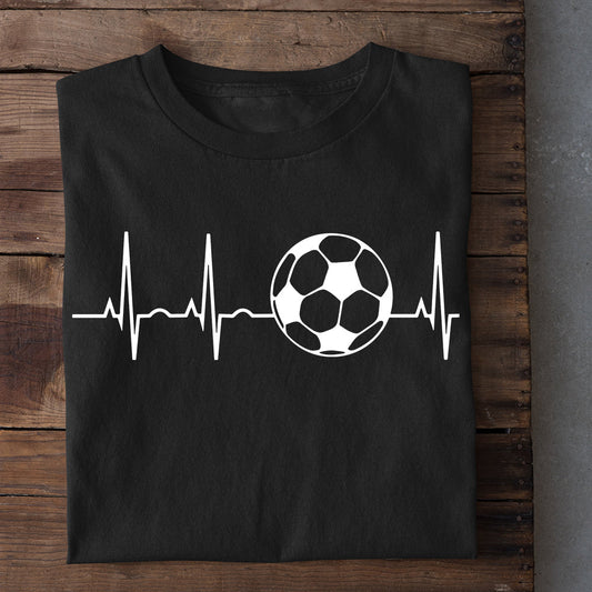 Soccer T-shirt, Soccer Is My Heartbeat, Gift For Soccer Lovers, Soccer Players