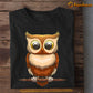 Cute Owl T-shirt, Pattern Owl Gift For Owl Lovers, Owl Owners, Owl Tees