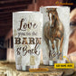 Personalized Horse Tumbler, Love You To The Barn Back Stainless Steel Tumbler, Tumbler Gifts For Horse Lovers