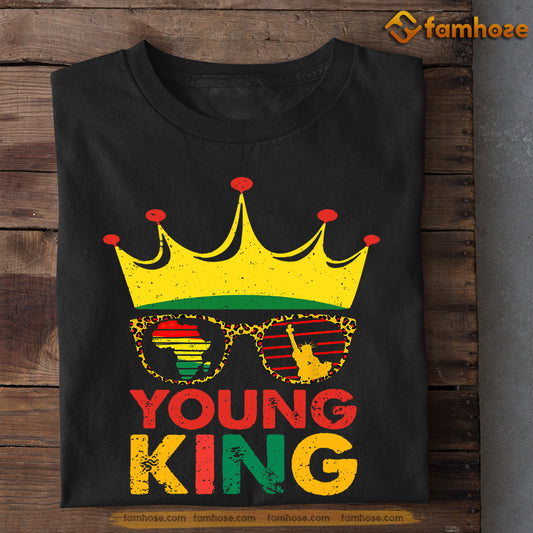 Juneteenth T-shirt Gift For Your Friends, Young King, Emancipation Day Tees