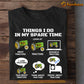 Funny Tractor Kids T-shirt, Things I Do In My Spare Time, Back To School Gift For Tractor Kids Boys And Girls