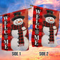 Snowman Welcome To My Home, Snowman Xmas Garden Flag & House Flag, Christmas Flag Gift For Snowman Lovers