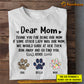 Personalized Dog T-shirt, Thank You For Being Our Mom, Mother's Day Gift For Dog Lovers, Dog Tees, Dog Owners