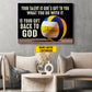 Personalized Funny Volleyball Canvas Painting, What You Do With It Is Your, Sports Quotes Wall Art Decor, Poster Gift For Volleyball Lovers, Volleyball Players