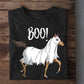 Cool Halloween Horse T-shirt, Boo Horse, Gift For Horse Lovers, Horse Riders, Equestrians