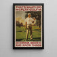 Funny Golf Canvas Painting, That's What I Do, Funny Quotes Wall Art Decor, Poster Gift For Beer Lovers, Golf Players