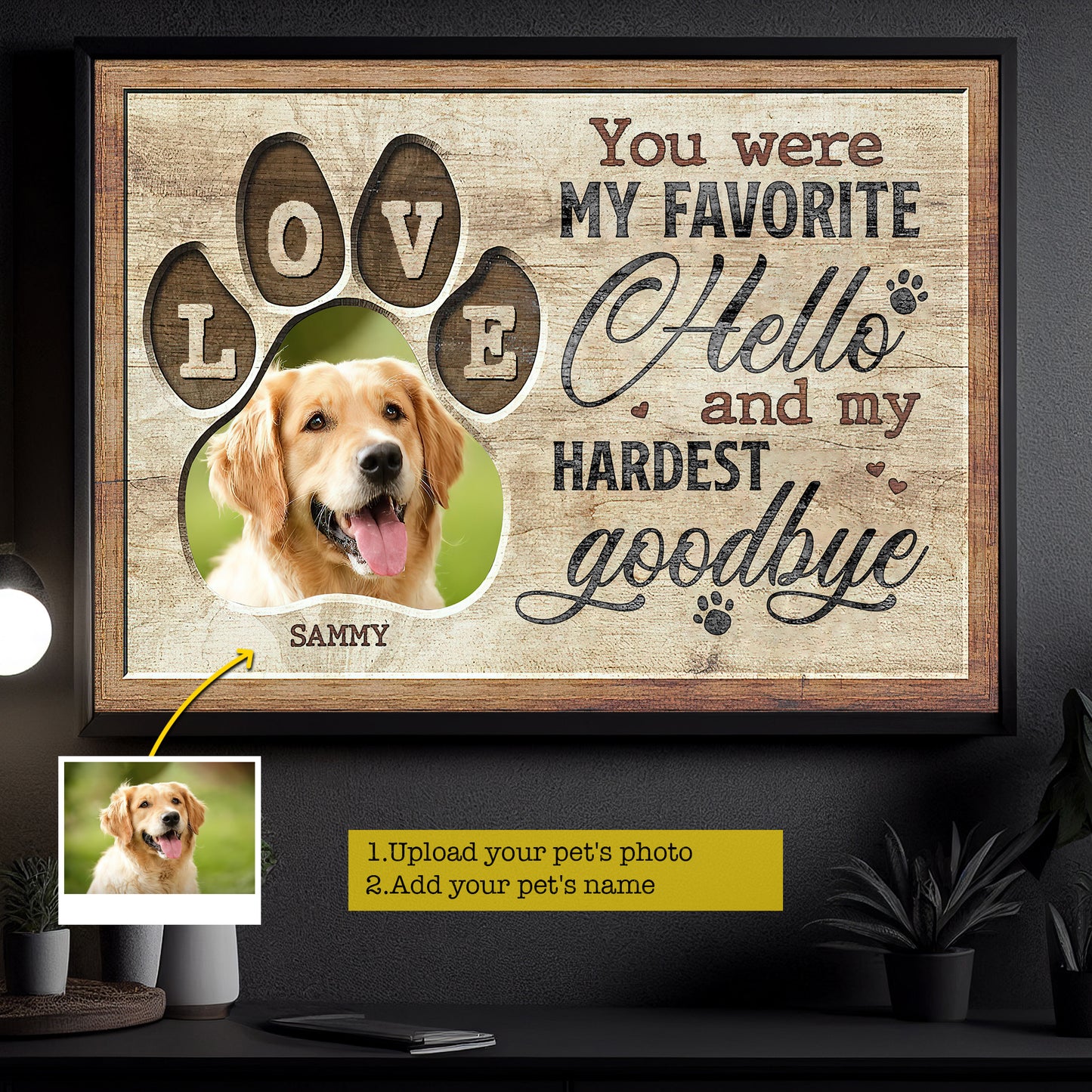 Personalized Dog Doormat, You Were My Favorite Hello, Doormat For Home Decor Housewarming Gift, Welcome Mat Gift For Dog Lovers