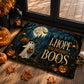 Halloween Boo Doormat, Hope You Brought Boos Welcome Doormat For Home Decor Housewarming Spooky Season Gift For Ghost & Cat Lover