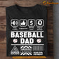 Funny Baseball T-shirt, Baseball Dad Scan For Payment, Father's Day Gift For Baseball Lovers, Baseball Players