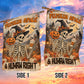 Halloween Skeleton Garden & House Flag, Pumpkin Spice & Human Rights Yard Flag Spooky Season Vintage Gift For Skeleton & Pumpkin Lover