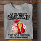 Funny Chicken T-shirt, If It's Not My Smart Mouth It's My Facial Expressions, Gift For Chicken Lovers, Chicken Tees