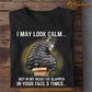 Cool Cat T-shirt, I May Look Calm In My Head Slapped In Your Face, Gift For Cat Lovers, Cat Owners, Cat Tees