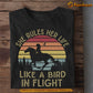 Funny Horse T-shirt, She Rules Her Life Like A Bird In Flight, Gift For Horse Lovers, Horse Tees