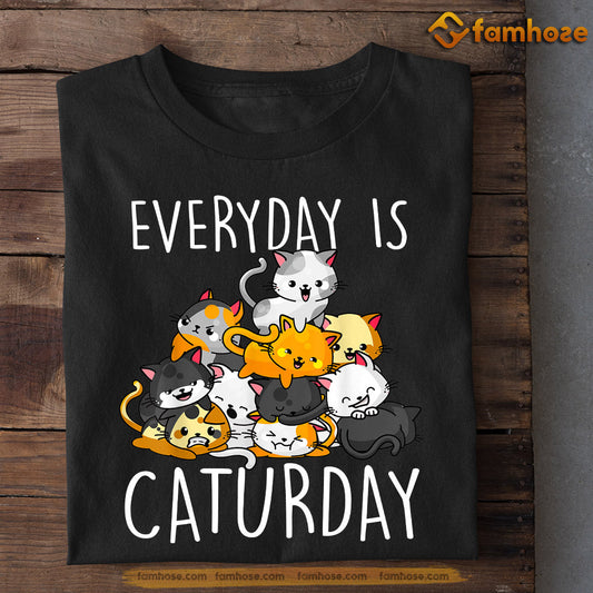 Funny Cat T-shirt, Everyday Is Caturday, Gift For Cat Lovers, Cat Owners, Cat Tees