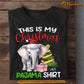 Funny Elephant Christmas T-shirt, My Christmas Pajama Shirt, Gift For Elephant Lovers, Elephant Tees