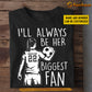 Personalized Soccer T-shirt, Always Be Her Biggest Fan, Gift For Soccer Lovers, Soccer Girls