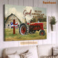 Farm Poster & Canvas, God Blessed America Farmer, Farmer Canvas Wall Art, Poster Gift For Farm Lovers