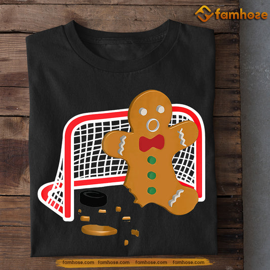 Christmas Hockey T-shirt, Xmas Gift For Hockey Lovers, Hockey Players