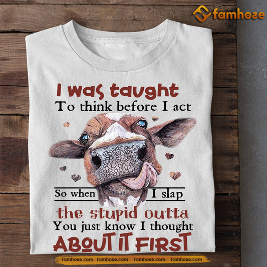 Cool Cow T-shirt, Sarcasm Because Mudder Charges, Gift For Cow Lovers, Farmer Tees, Cow Tees