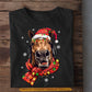 Funny Horse Face Christmas T-shirt, Horse Wearing Noel Scarf Hat, Gift For Horse Lovers, Horse Riders, Equestrians