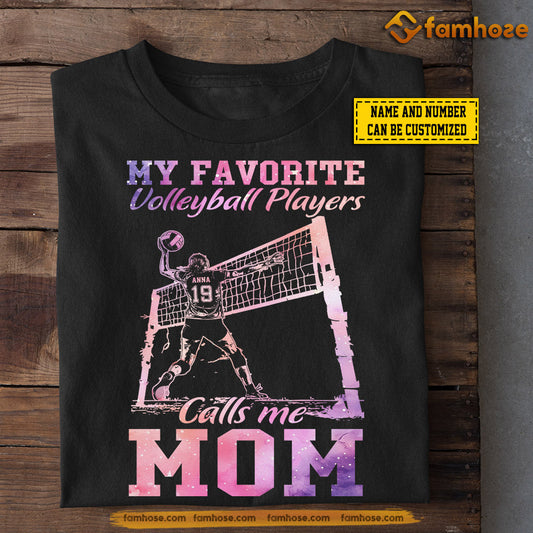 Personalized Mother's Day Volleyball T-shirt, That's My Girl, Volleyball Lovers Calls Me Mom, Volleyball Players