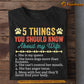 Vintage Dog T-shirt, 5 Things You Should Know About My Wife, Gift For Dog Lovers, Dog Owners, Dog Tees