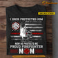 Personalized Mother's Day Firefighter T-shirt, Proud Firefighter Mom, Gift For Firefighter Lovers, Firefighter Mom Tees