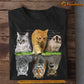 Funny Cat T-shirt, Look At Me, Gift For Cat Lovers, Cat Tees, Cat Owners