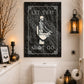 Let That Shit Go, Skeleton Canvas Painting, Spooky Season Wall Art Decor, Halloween Poster Gift For Skull Lovers